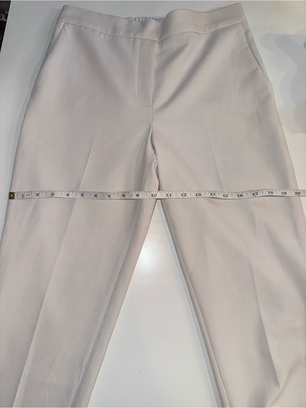 Babaton Conan Soft Cream Elastic-Waist Pants Size 8 - Picture 12 of 13